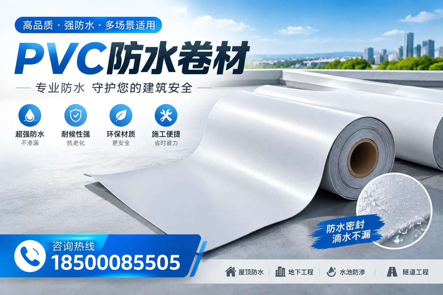 PVC防水卷材的市场竞争分析，九江品牌选择参考